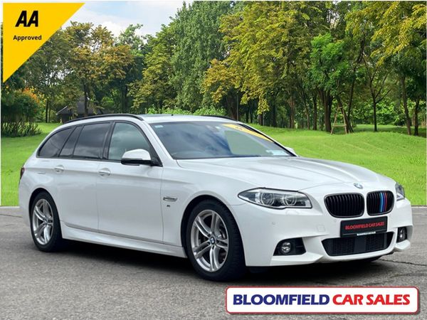BMW 5-Series Estate, Diesel, 2016, White