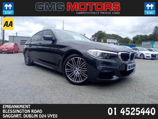 BMW 5-Series Saloon, Petrol Plug-in Hybrid, 2018, Grey