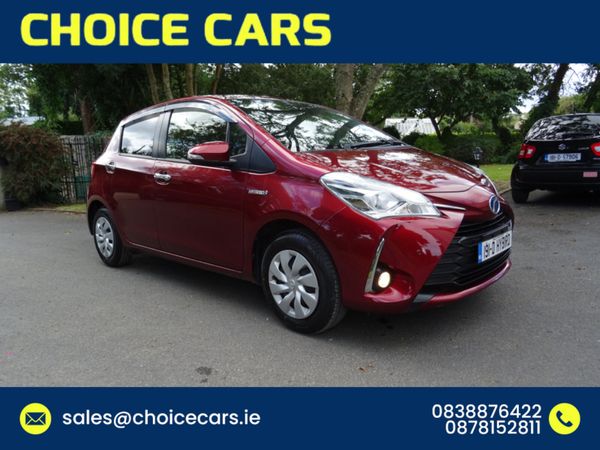 Toyota Yaris Hatchback, Petrol Hybrid, 2019, Red
