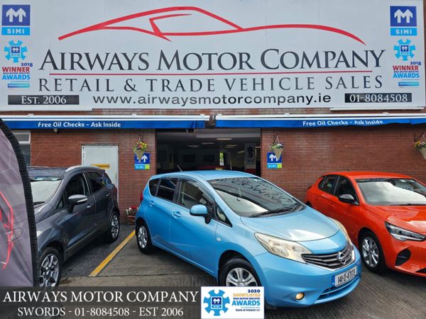 Nissan Note Hatchback, Petrol, 2014, Blue