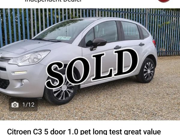 Citroen C3 Hatchback, Petrol, 2015, Silver