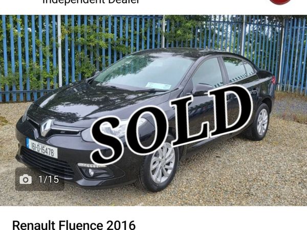 Renault Fluence Saloon, Diesel, 2016, Black