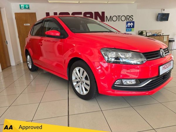 Volkswagen Polo Hatchback, Petrol, 2017, Red