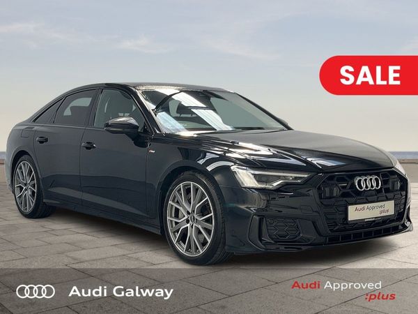 Audi A6 Saloon, Petrol Hybrid, 2024, Black