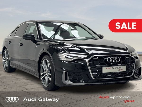 Audi A6 Saloon, Petrol Hybrid, 2025, Black