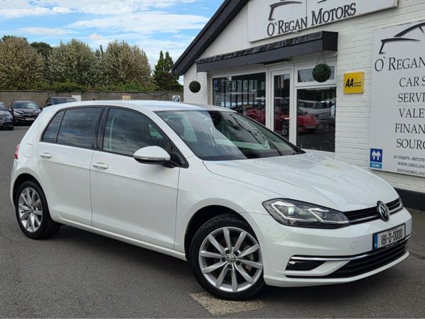 Volkswagen Golf Hatchback, Petrol, 2018, White