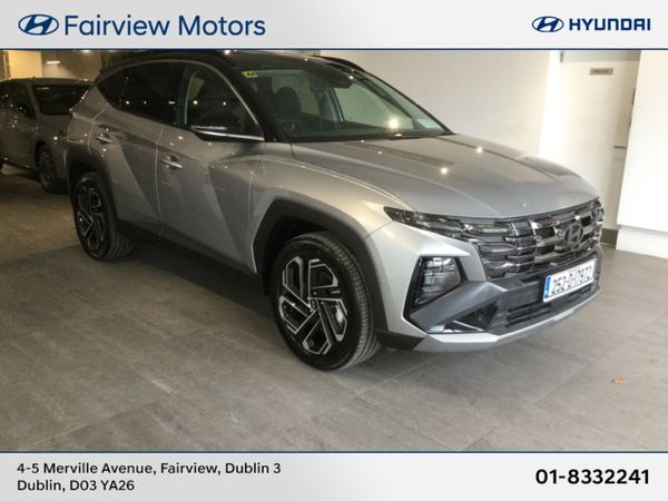 Hyundai Tucson SUV, Petrol Hybrid, 2025, Silver