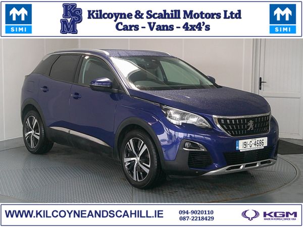 Peugeot 3008 Hatchback, Diesel, 2019, Blue
