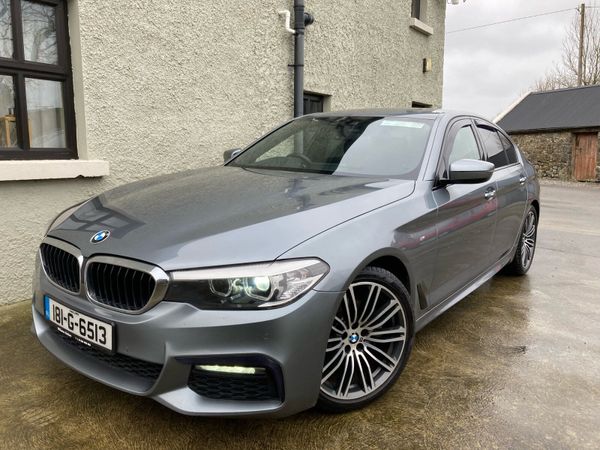BMW 5-Series Saloon, Diesel, 2018, Blue