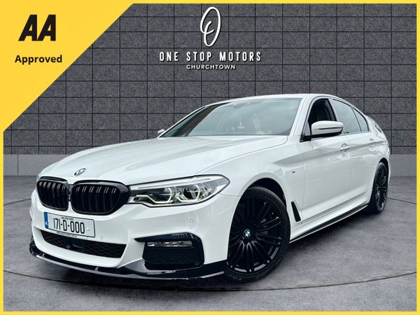 BMW 5-Series Saloon, Diesel, 2017, White
