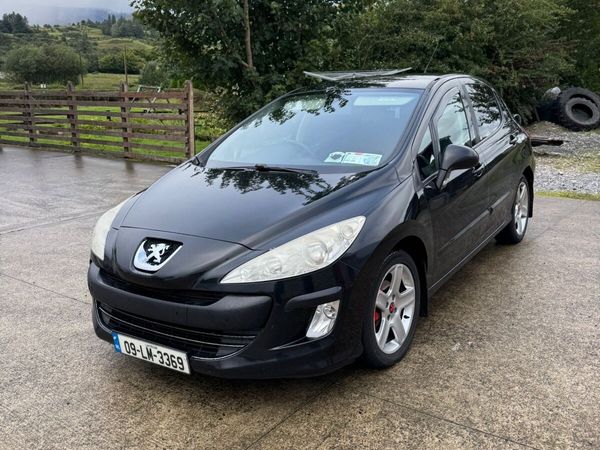 Peugeot 308 Hatchback, Diesel, 2009, Black