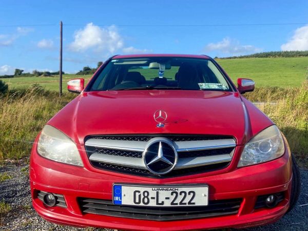 Mercedes-Benz C-Class Saloon, Petrol, 2008, Red