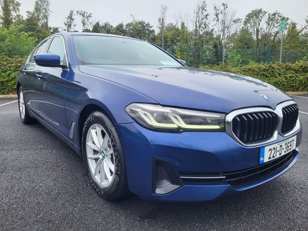 BMW 5-Series Saloon, Diesel, 2022, Blue