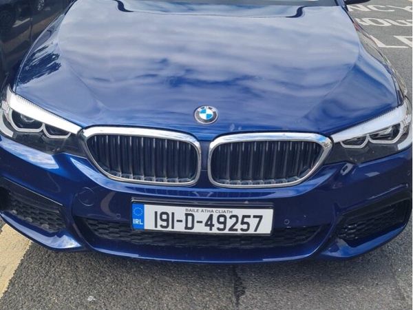 BMW 5-Series Saloon, Petrol Plug-in Hybrid, 2019, Blue