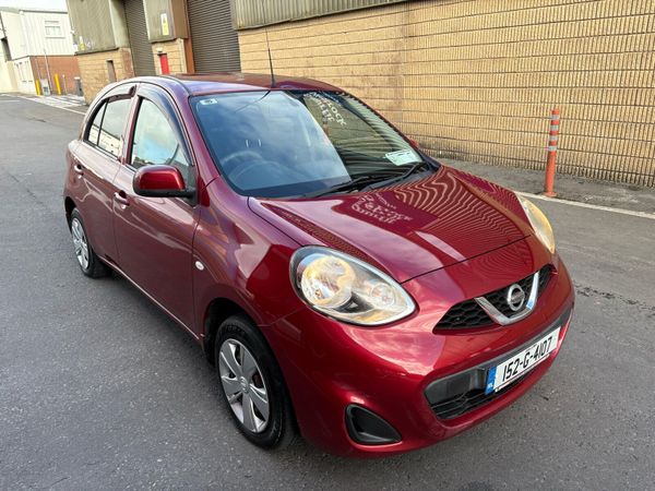 Nissan March Hatchback, Petrol, 2015, Red