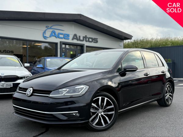 Volkswagen Golf Hatchback, Petrol, 2019, Black