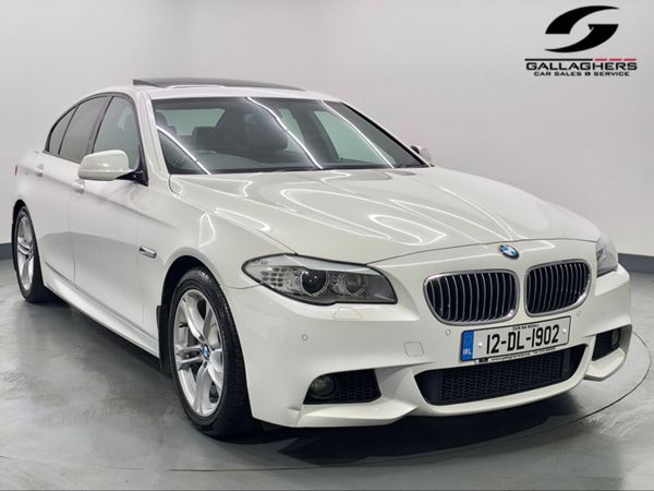 BMW 5-Series Saloon, Diesel, 2012, White
