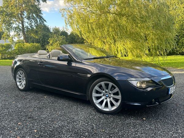 BMW 6-Series Convertible, Petrol, 2007, Blue