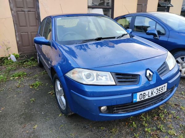 Renault Megane Saloon, Petrol, 2008, Blue