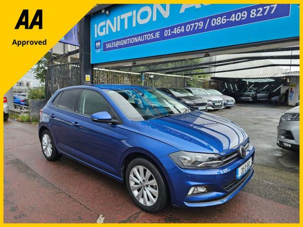 Volkswagen Polo Hatchback, Petrol, 2021, Blue