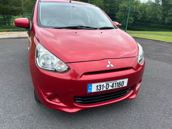 Mitsubishi Mirage Hatchback, Petrol, 2013, Red