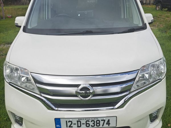 Nissan Serena MPV, Petrol Hybrid, 2012, White