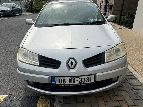 Renault Megane Saloon, Petrol, 2008, Silver
