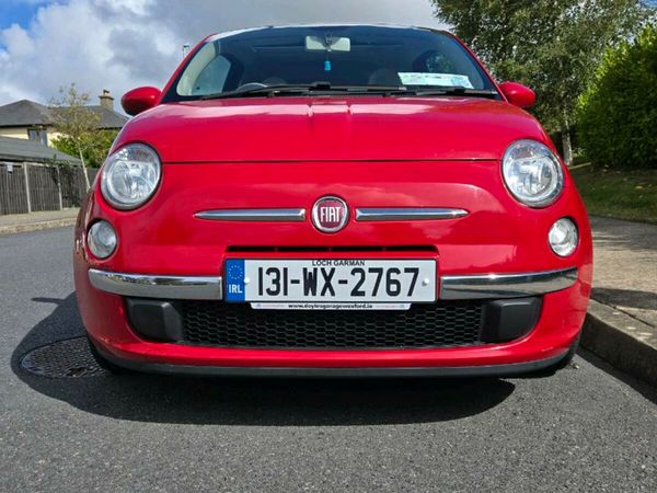 Fiat 500 Hatchback, Petrol, 2013, Red