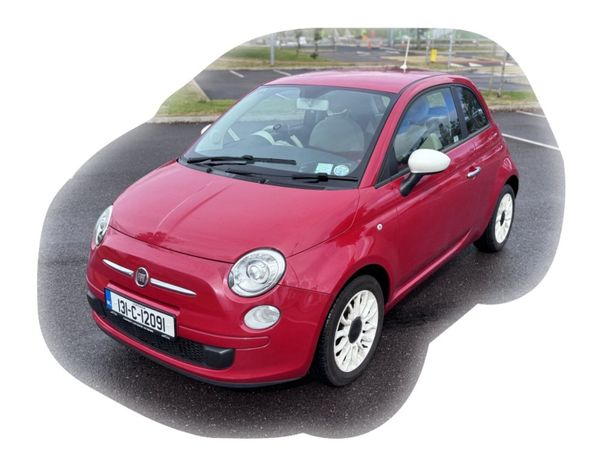 Fiat 500 Hatchback, Petrol, 2013, Red