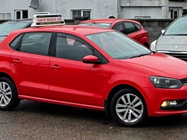 Volkswagen Polo Hatchback, Petrol, 2016, Red