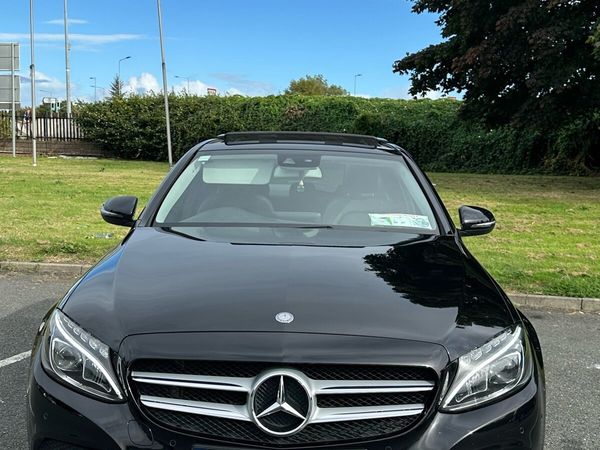 Mercedes-Benz C-Class Saloon, Petrol Plug-in Hybrid, 2016, Black
