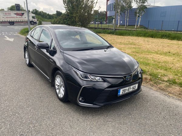 Toyota Corolla Saloon, Petrol Hybrid, 2020, Black
