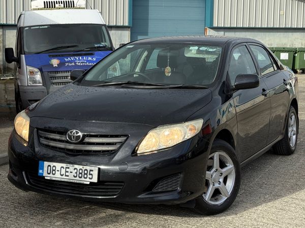 Toyota Corolla Saloon, Petrol, 2008, Black