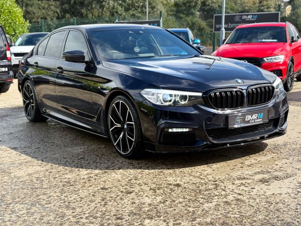 BMW 5-Series Saloon, Petrol, 2019, Black