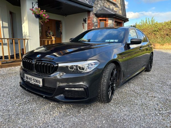 BMW 5-Series Saloon, Diesel, 2018, Grey