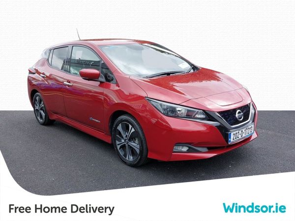 Nissan Leaf Hatchback, Electric, 2020, Red