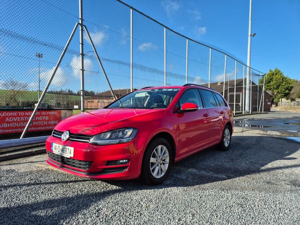 Volkswagen Golf Estate, Petrol, 2014, Red