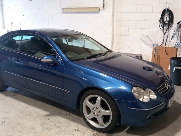 Mercedes-Benz CLK Coupe, Petrol, 2004, Blue