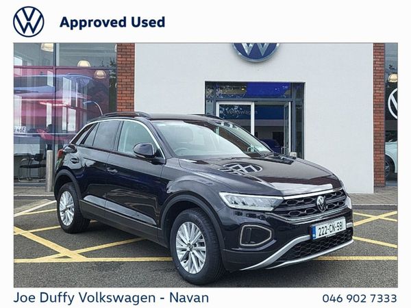 Volkswagen T-Roc SUV, Petrol, 2022, Black