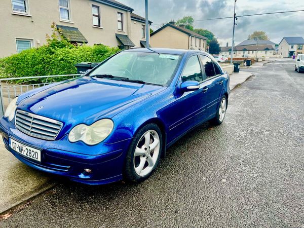 Mercedes-Benz C-Class Saloon, Petrol, 2007, Blue