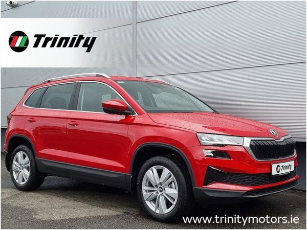 Skoda Karoq SUV, Petrol, 2025, Red