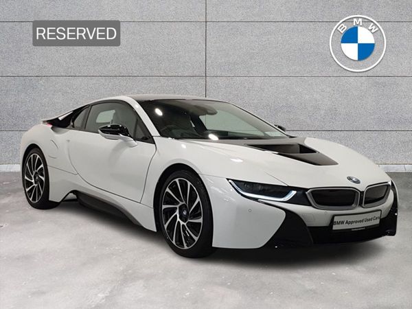 BMW i8 Coupe, Petrol Plug-in Hybrid, 2018, White