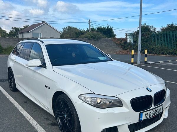 BMW 5-Series Estate, Diesel, 2012, White