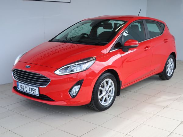 Ford Fiesta Hatchback, Petrol, 2018, Red