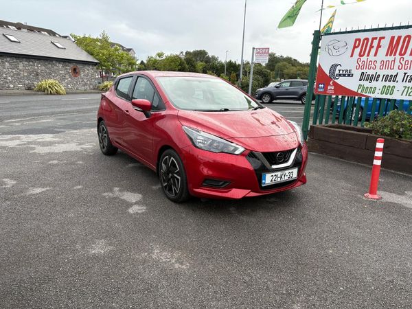 Nissan Micra Hatchback, Petrol, 2022, Red