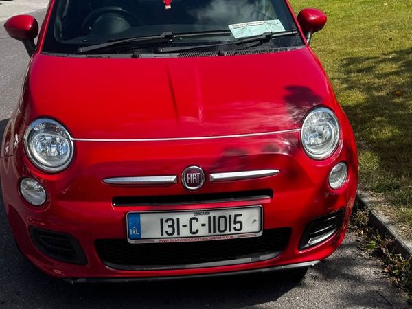 Fiat 500 Hatchback, Petrol, 2013, Red