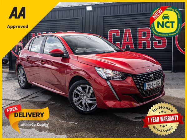 Peugeot 208 Hatchback, Petrol, 2020, Red
