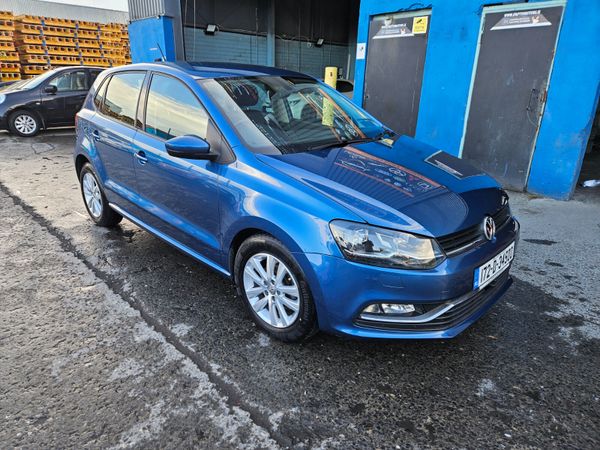 Volkswagen Polo Hatchback, Petrol, 2017, Blue