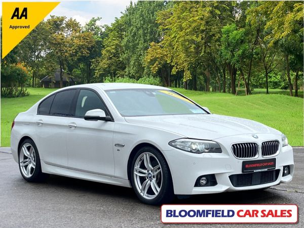 BMW 5-Series Saloon, Diesel, 2016, White