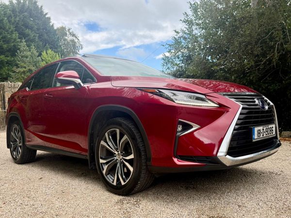 Lexus RX450H SUV, Petrol Hybrid, 2018, Red